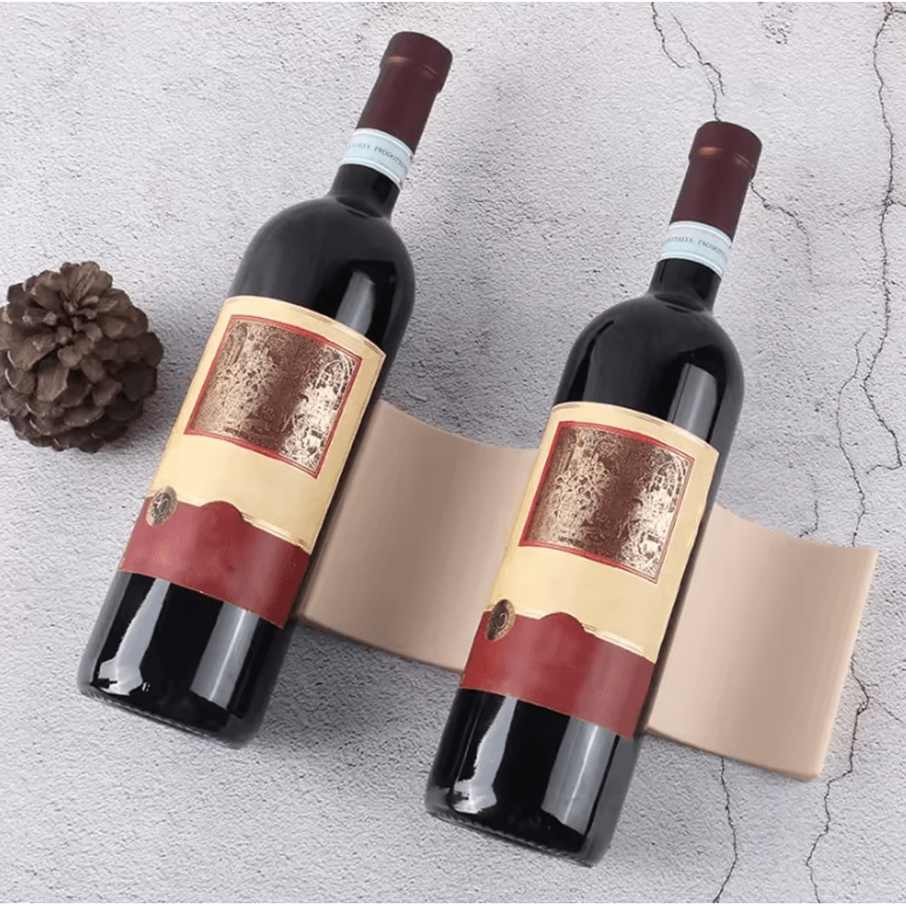 Stackable Wine Bottle Organizer Rack For Countertop Refrigerator 1