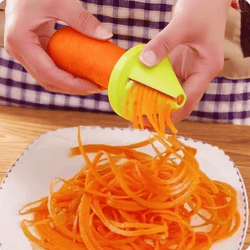 4-in-1 handheld vegetable spiralizer & zucchini noodle maker