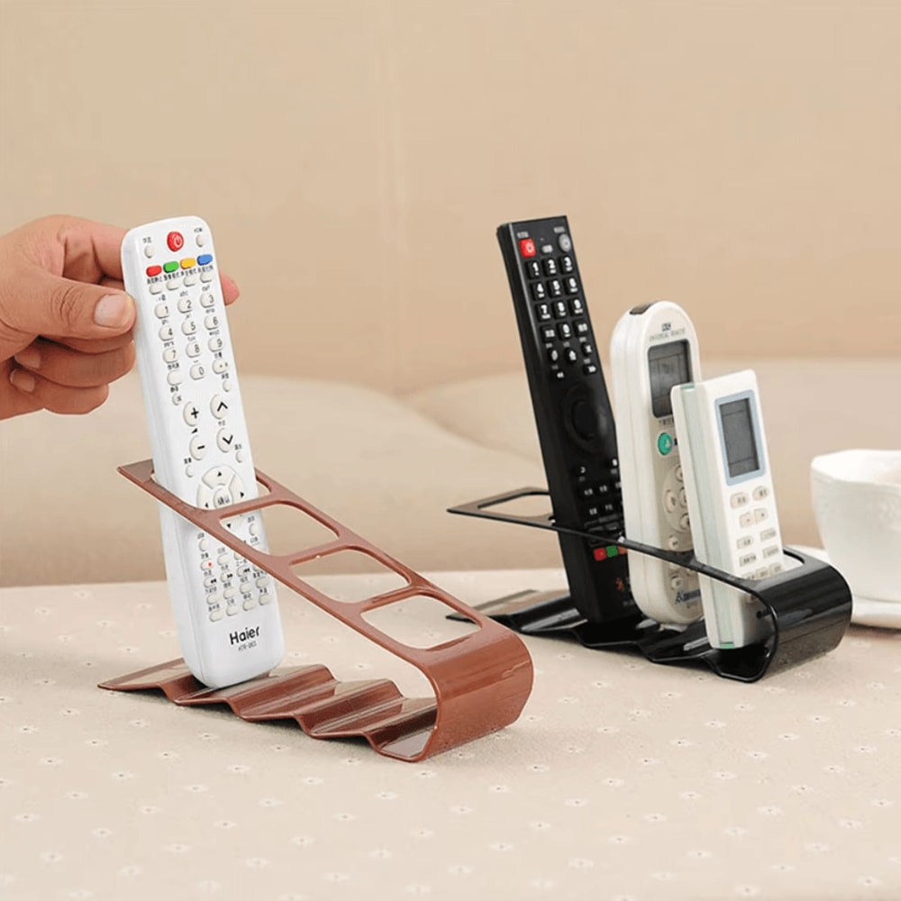 4Section Remote Control Organizer Stand For Living Room Office 0