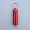Mini Waterproof Aluminum Pill Holder Keychain For Travel Outdoor Use 2