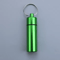 Mini Waterproof Aluminum Pill Holder Keychain For Travel Outdoor Use 4