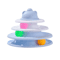 SpinPaws Interactive 3Tier Cat Track Tower Toy 4