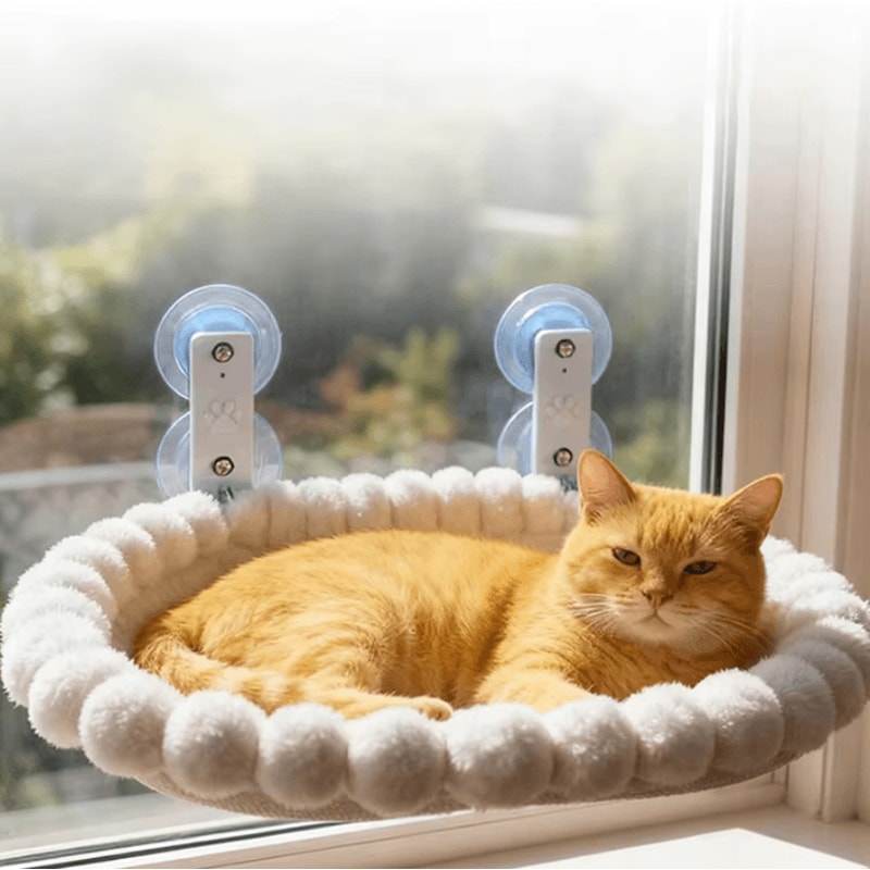 SkyLounge Window Hammock For Indoor Cats 1