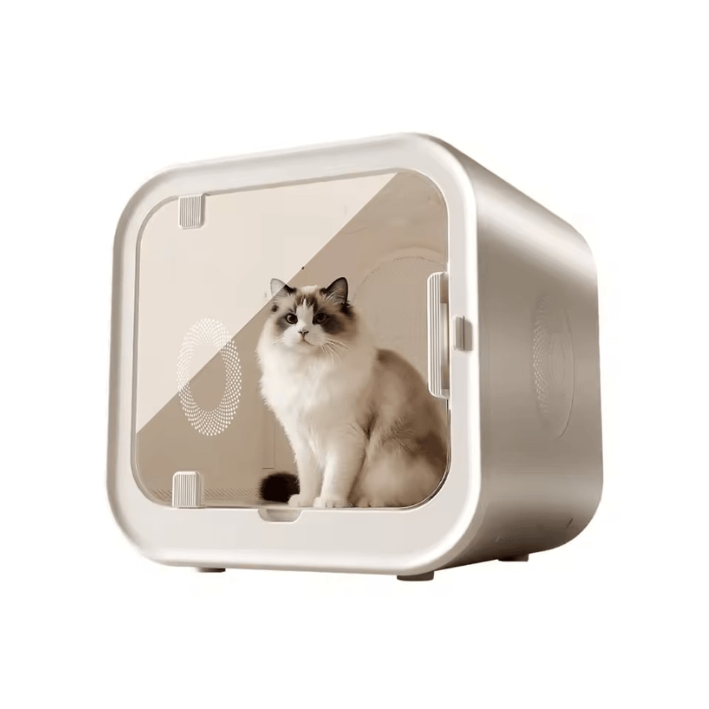 FluffFlow UltraQuiet Pet Dryer Box For Cats Small Dogs 3
