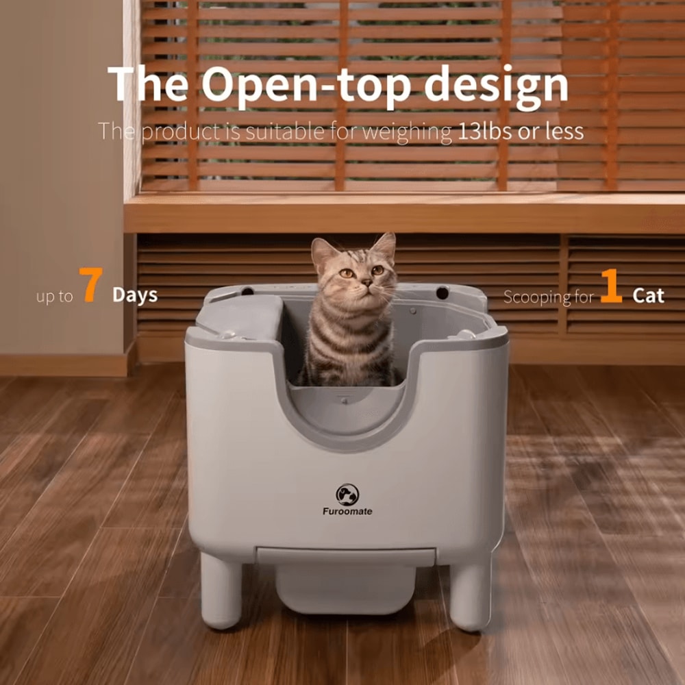 PurePaw F6 SelfCleaning Automatic Cat Litter Box 1