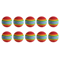 PlayPop Colorful Foam Rattle Balls For Cats 10PCS Interactive Toy Set 3