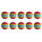 PlayPop Colorful Foam Rattle Balls For Cats 10PCS Interactive Toy Set 3