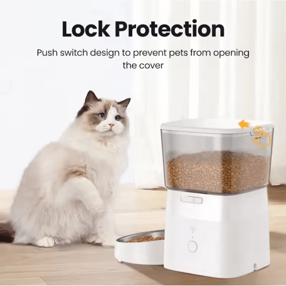 SmartPaw WiFi Automatic Pet Feeder 2L By ROJECO 1