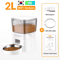 SmartPaw WiFi Automatic Pet Feeder 2L By ROJECO 7