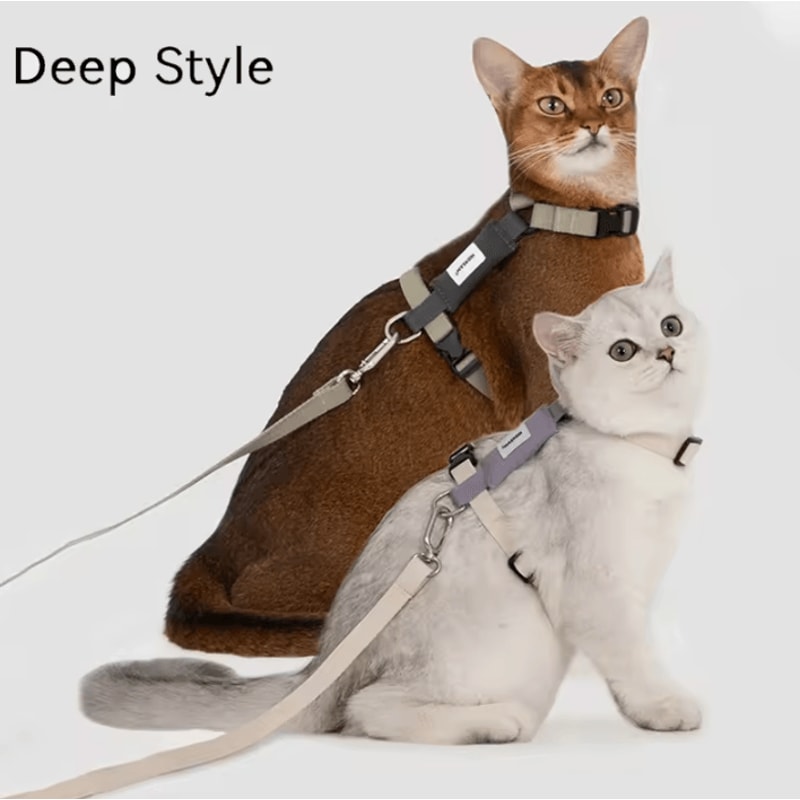 AirMesh Comfort Cat Harness Leash Set 0