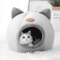 DreamCove Deep Sleep Winter Cat Cave Bed 0