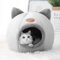 DreamCove Deep Sleep Winter Cat Cave Bed 0