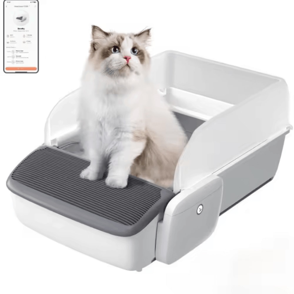PureEase Slim Smart SelfCleaning Cat Litter Box 4