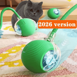 rolliepaws smart automatic rolling cat ball toy