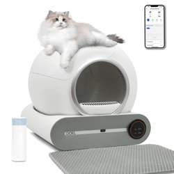 doel smart self-cleaning cat litter box with app control