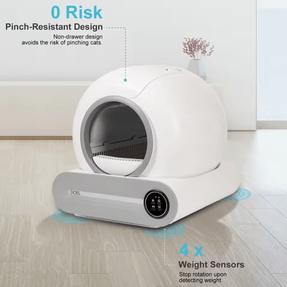 DOEL Smart SelfCleaning Cat Litter Box With App Control 2
