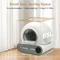 DOEL Smart SelfCleaning Cat Litter Box With App Control 4