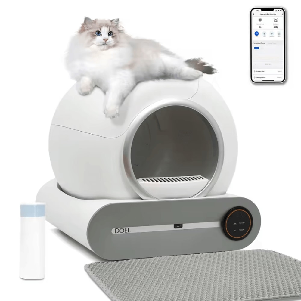 DOEL Smart SelfCleaning Cat Litter Box With App Control 5