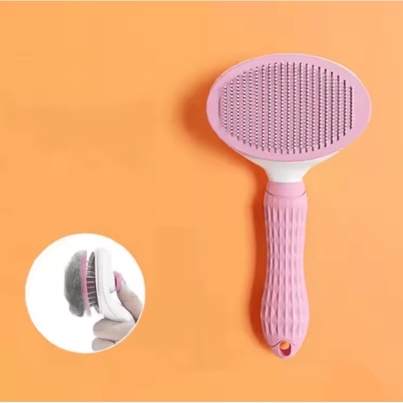 SelfCleaning Pet Grooming Comb For Cats Dogs 2