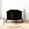 Insulated Outdoor Cat Shelter House With Cushion Winter Protection 4