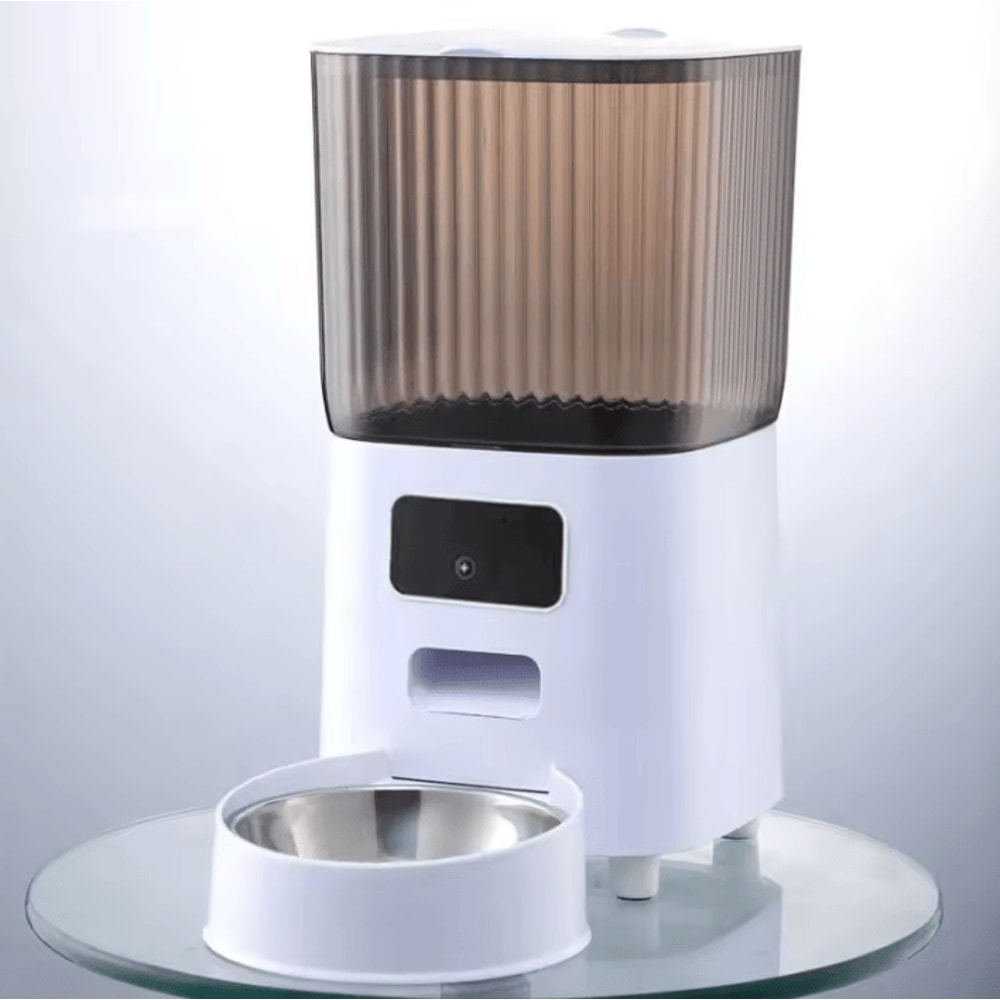 Smart 5L Automatic Cat Feeder With Camera Dual Bowls 2