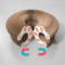 CozyPaws Foldable Cat Scratcher Tunnel Toy With Catnip Bell 4