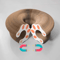 CozyPaws Foldable Cat Scratcher Tunnel Toy With Catnip Bell 4