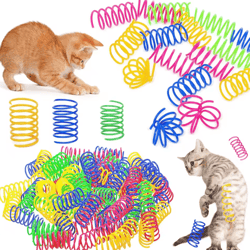 bouncepaws interactive cat spring toys set