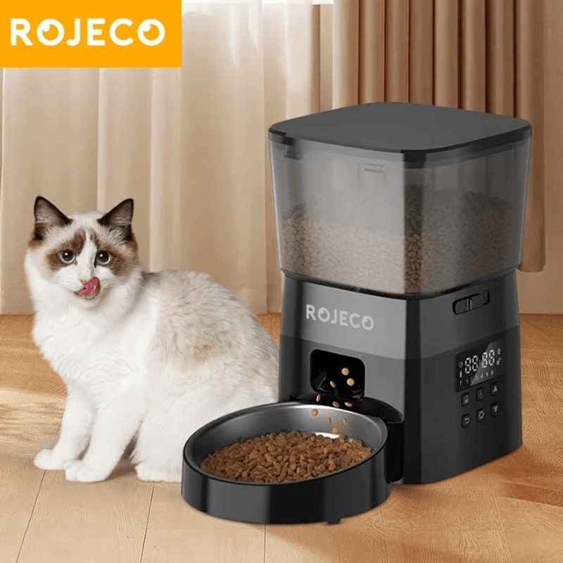 SmartPortion Automatic Pet Feeder For Cats Small Dogs 0