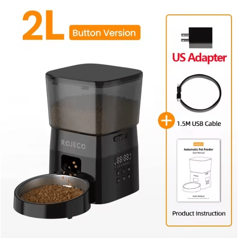 SmartPortion Automatic Pet Feeder For Cats Small Dogs 2