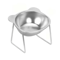 CozyTilt Elevated Stainless Steel Cat Bowl Set 4