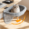 WorkNest Foldable Cat Desk Hammock Bed 1