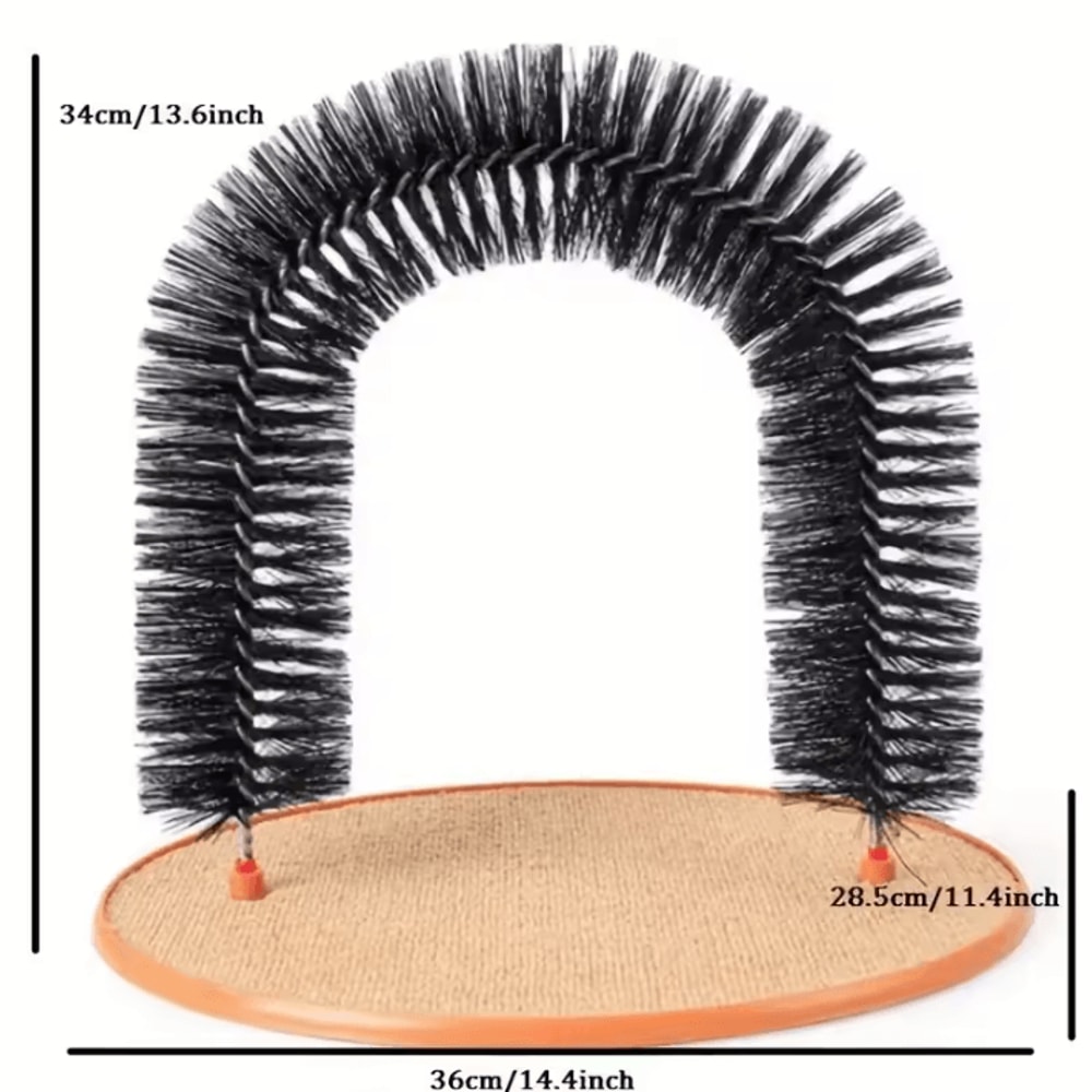 PurrSpa SelfGrooming Cat Arch With Scratching Pad 1