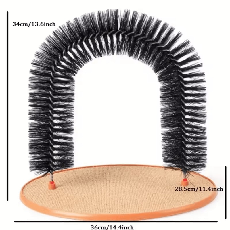 PurrSpa SelfGrooming Cat Arch With Scratching Pad 1