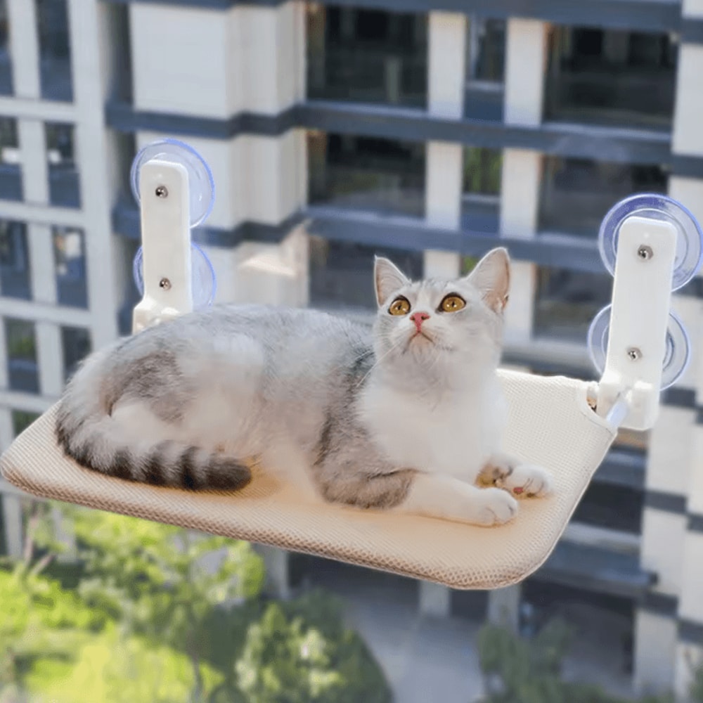 CloudLounge Foldable Window Cat Hammock 0