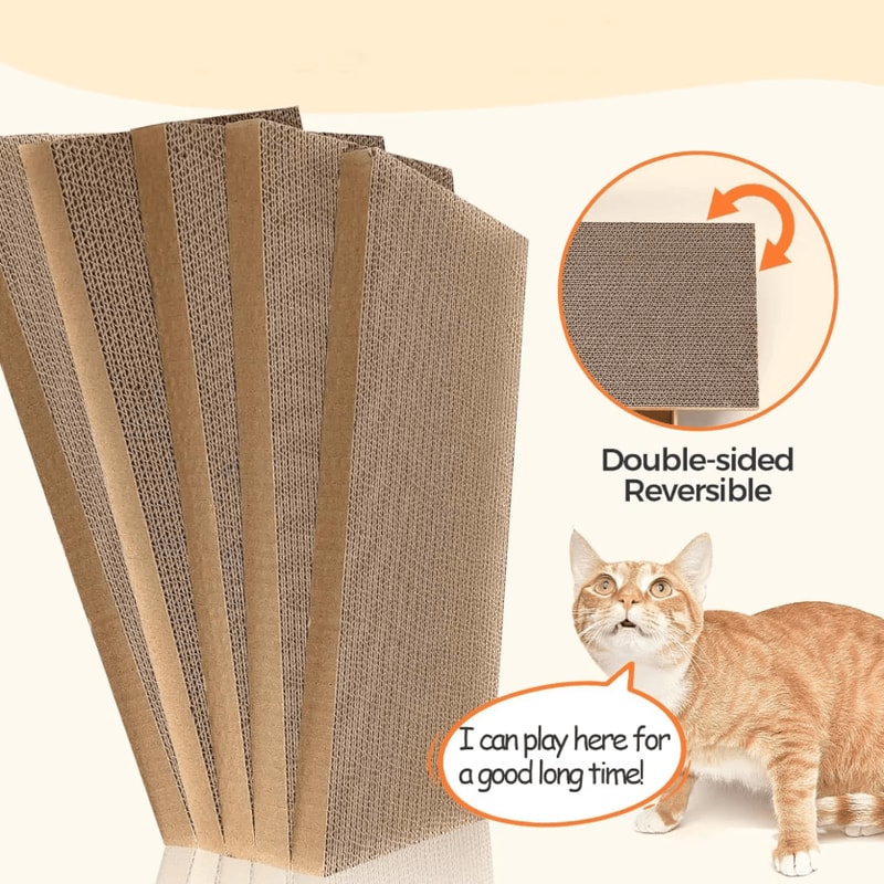 ScratchNest Cardboard Cat Scratcher Bed 2