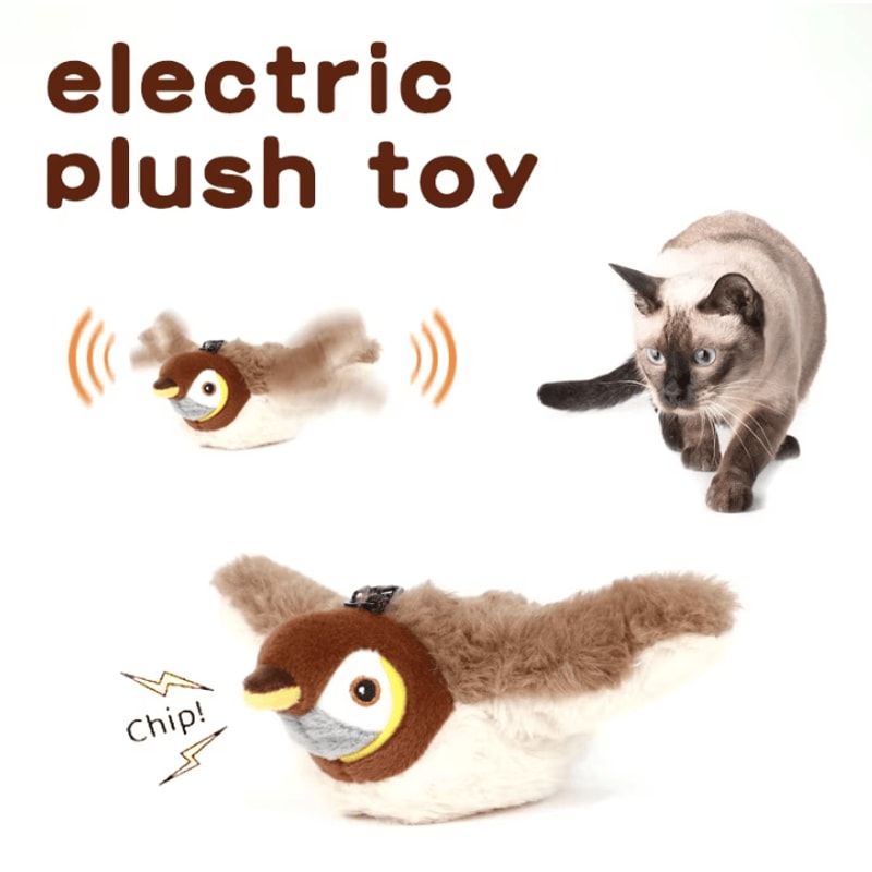 ChirpyWing Interactive Flapping Bird Cat Toy 5