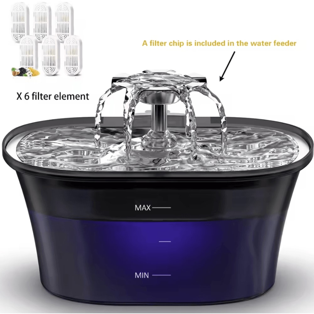 AquaFlow 25L Automatic Pet Water Fountain For Cats Dogs 4