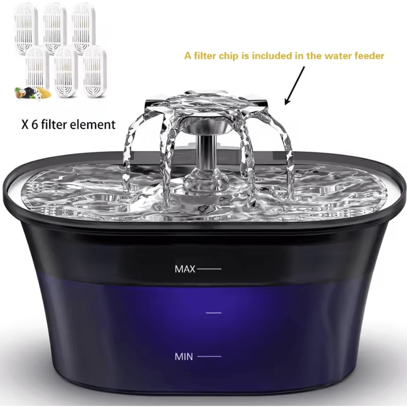 AquaFlow 25L Automatic Pet Water Fountain For Cats Dogs 4