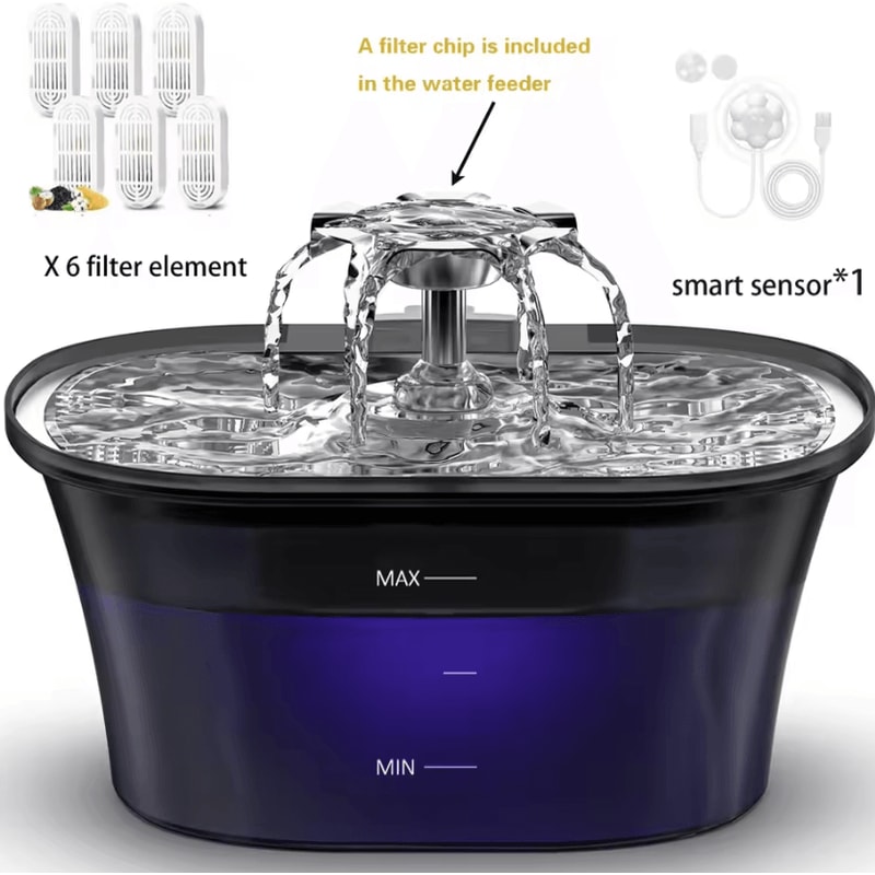 AquaFlow 25L Automatic Pet Water Fountain For Cats Dogs 6