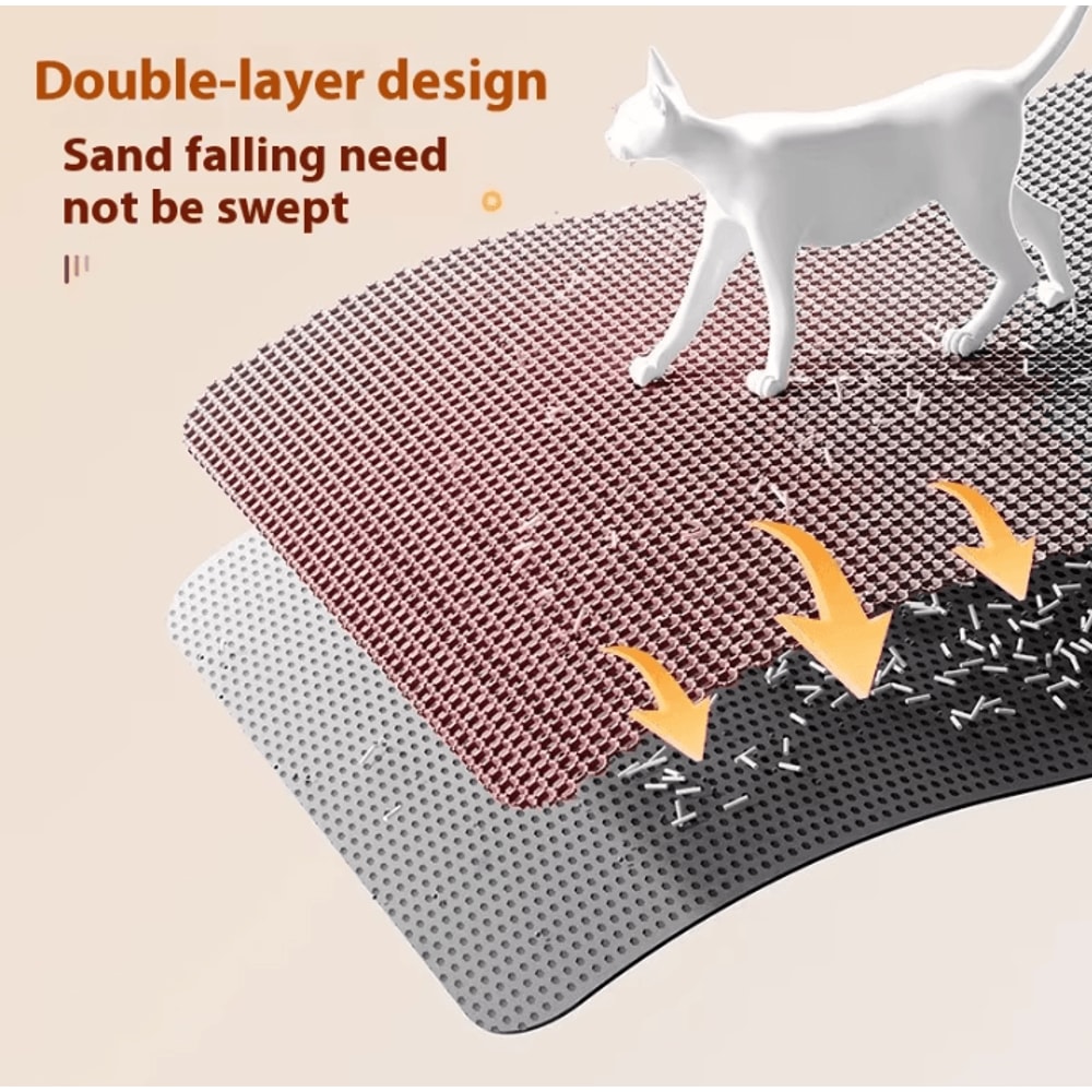 CleanStep Extra Large Waterproof Cat Litter Mat 1