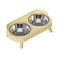 PureEase Double Ceramic Elevated Pet Bowl Set 5
