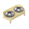 PureEase Double Ceramic Elevated Pet Bowl Set 5