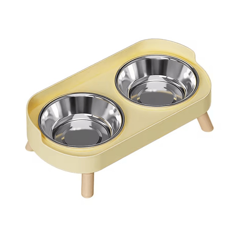 PureEase Double Ceramic Elevated Pet Bowl Set 5