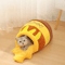 HoneyHaven SemiEnclosed Plush Cat Nest 3