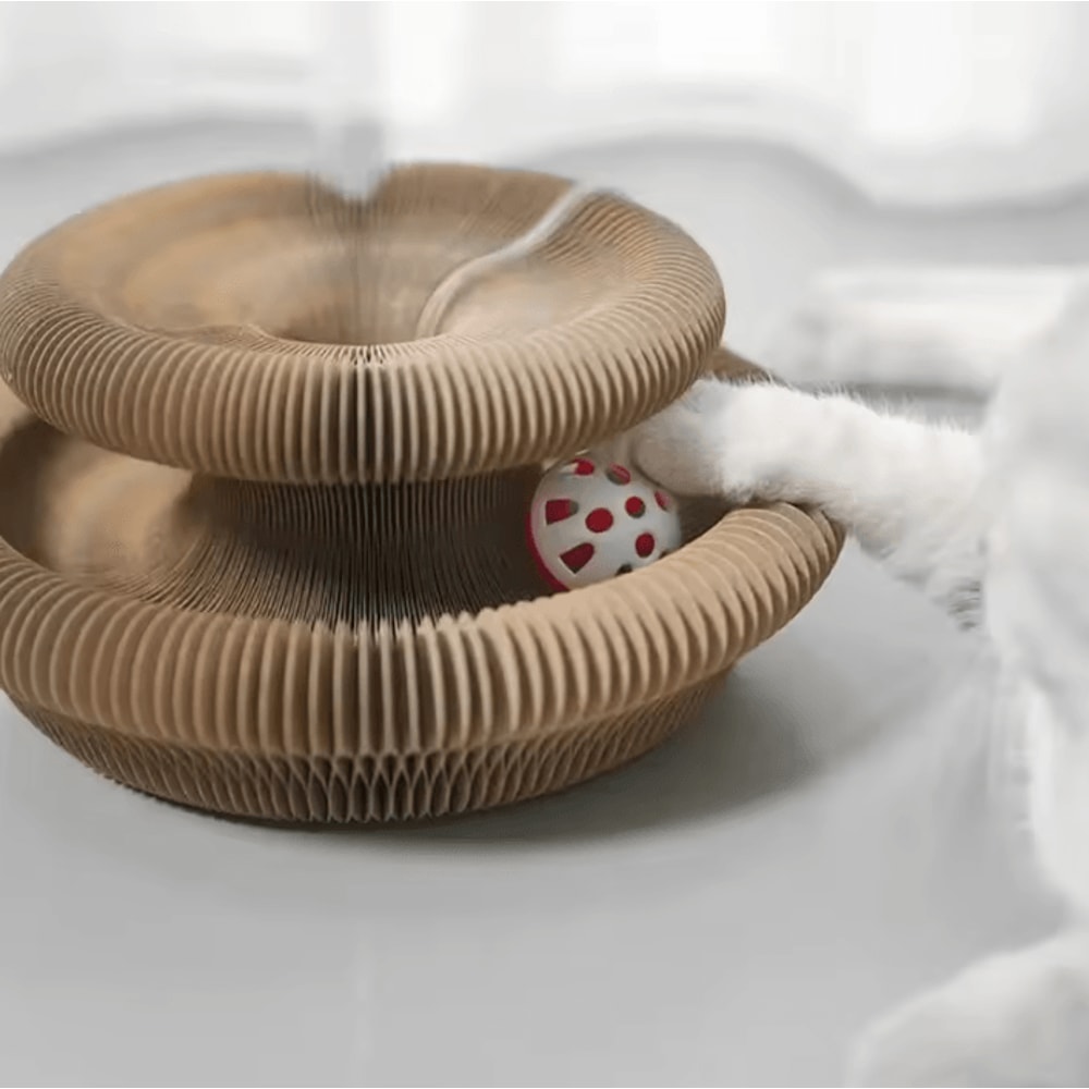 FlexiPurr Accordion Cat Scratcher Toy 0