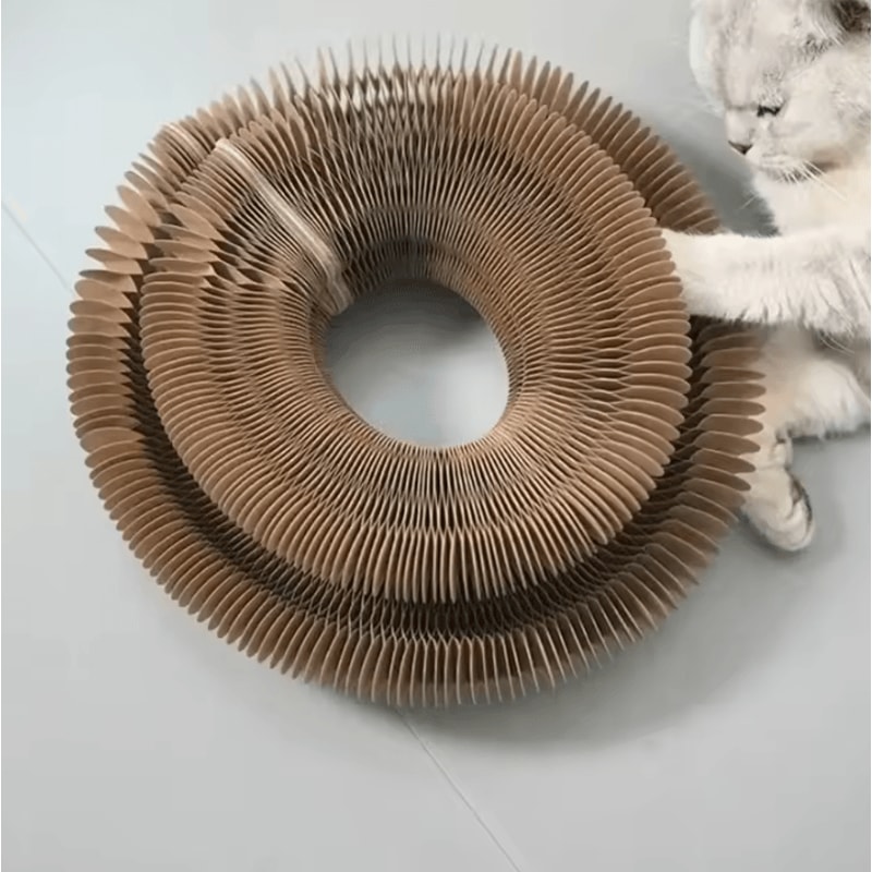 FlexiPurr Accordion Cat Scratcher Toy 1
