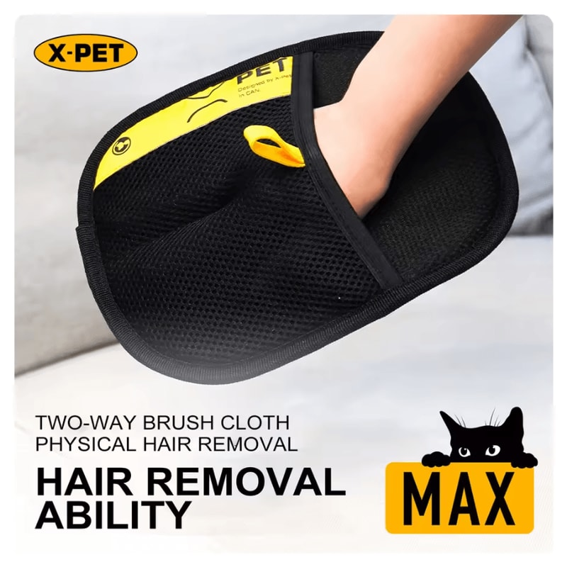 FurEase StaticFree Pet Grooming Gloves 1