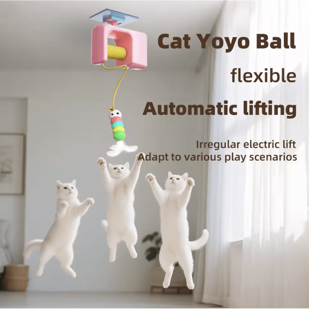 SkyFlutter Interactive Flying Bird Cat Toy 2