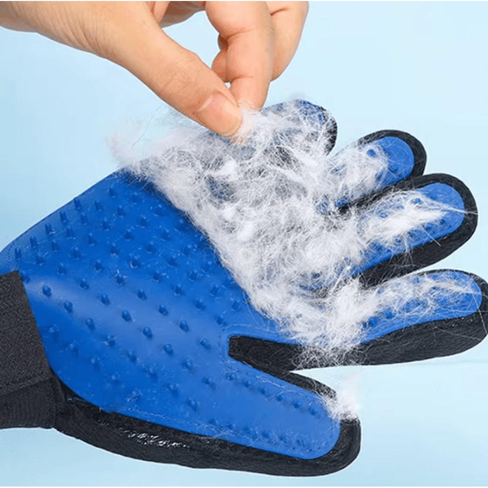 FurEase Silicone Pet Grooming Gloves 0